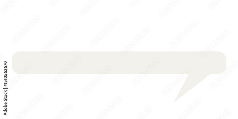 Poster speech bubble graphic icon. simple infographic text box silhouette frame border. empty dialogue blan