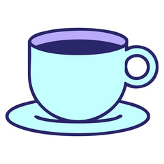 tattoo in traditional style of a cup of coffee