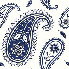 paisley floral pattern 
