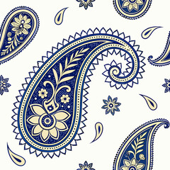 paisley floral pattern 