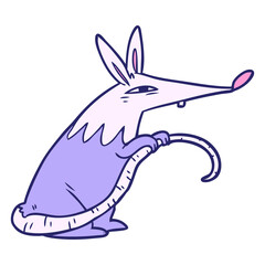 cartoon sneaky rat