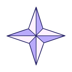 Obraz premium iconic tattoo style image of a star