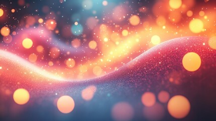 Abstract, swirling, glowing, particle, backdrop