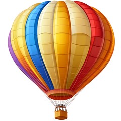 Colorful hot air balloon