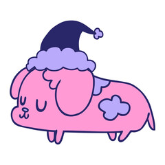 cute christmas pup