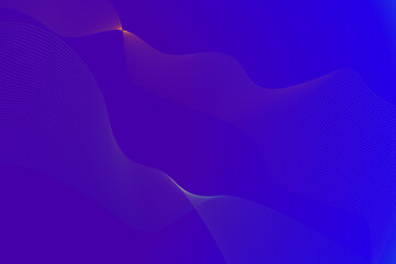 Abstract purple background with flowing linear waves