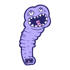 cartoon leech