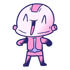 cartoon robot