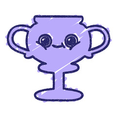 Trophy Chalk Drawing