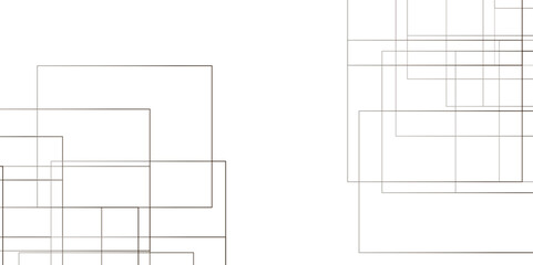 Modern abstract pattern design. Vector for presentation. Geometric white background with gray rectangle shape strokes lines pattern texture. 