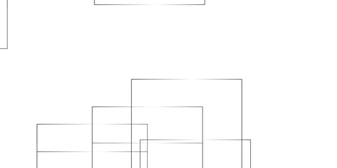 Modern abstract pattern design. Vector for presentation. Geometric white background with gray rectangle shape strokes lines pattern texture. 