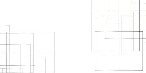 Modern abstract pattern design. Vector for presentation. Geometric white background with gray rectangle shape strokes lines pattern texture. 