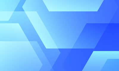 Abstract blue background with square. Vector illustration