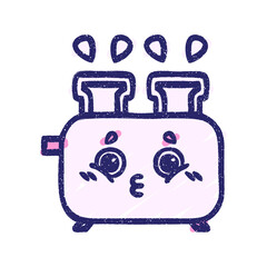 Toaster Chalk Drawing