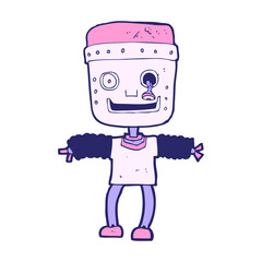 cartoon robot