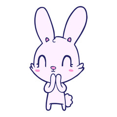 cute cartoon rabbit
