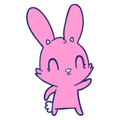 cute cartoon rabbit