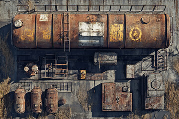 Grime and rust combo for grunge layout