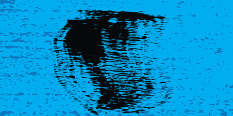 black texture on blue sky background