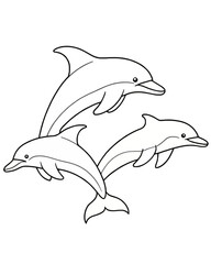 DOLPHIN animals coloring