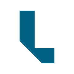  letter L icon logo design template.