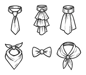 Stylish Tie Icons