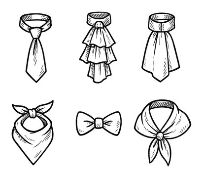 Stylish Tie Icons