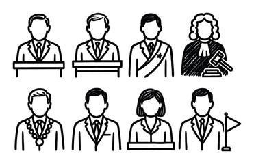 Political Icons Sketch