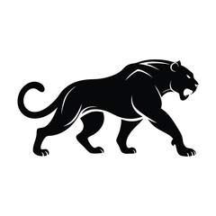 Obraz premium Panther animal silhouette 