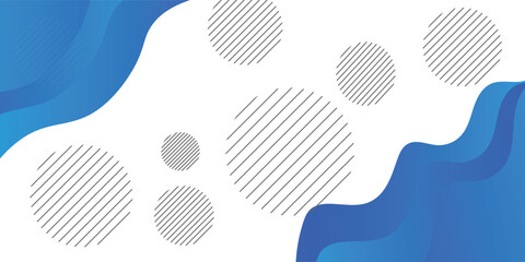 Blue wave abstract background. Liquid color background design. Fluid gradient shapes composition. Futuristic design for posters, banner, web header, presentation design and much more