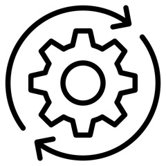 Optimization icon in vector illustration