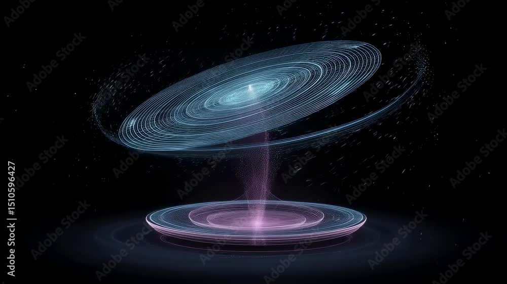 Poster acoustic waves cause gyroscope levitation, creating a mesmerizing display of physics in action, with