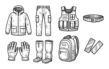 Outdoor Gear Icon Set