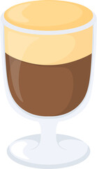 illustration egg coffee