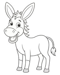 DONKEY animals coloring