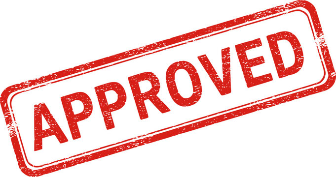 approved stamp on white background. approved stamp sign.
