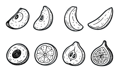 Pickled Fruit Icons