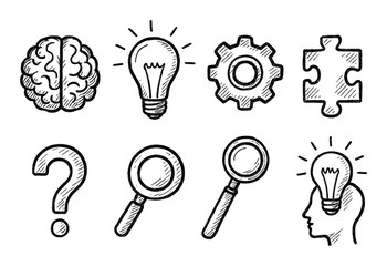 Hand-Drawn Icon Set