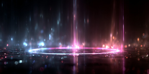 abstract background of colorful lights