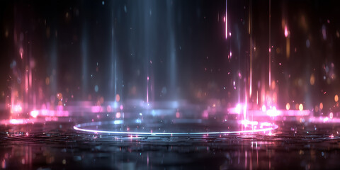 abstract background of colorful lights