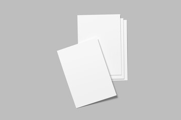 A4 Flyer Blank Mockup Template
