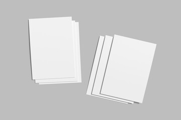 A4 Flyer Blank Mockup Template