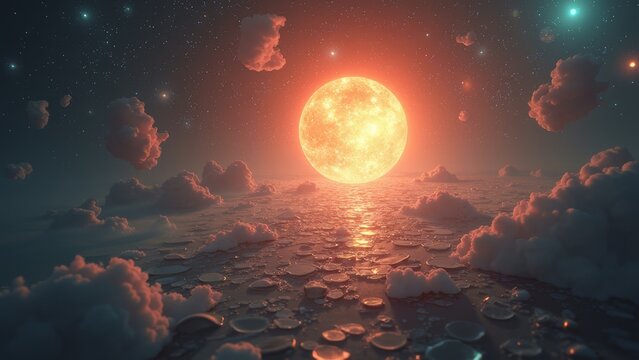 Solar energy radiation image