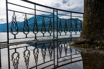 A view from Bellagio to lake Como