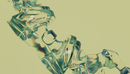 3d glass abstract design © neurostructure