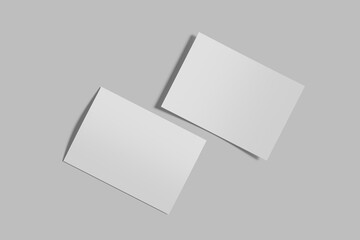 a4 certificate blank mockup