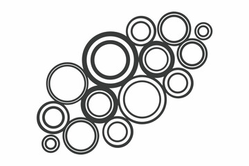 abstract background with circles