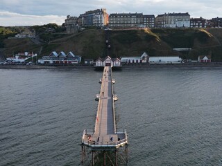 Saltburn victorian pier, north Yorkshire coast  