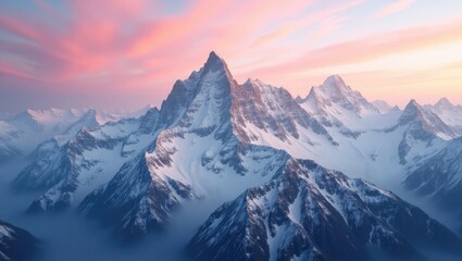Obraz premium sunrise in the mountains