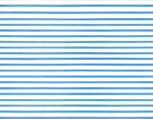 Watercolor Blue and White Stripes Nautical Inspired Pattern Design